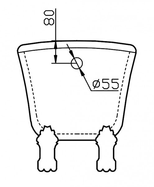 Baignoire îlot PARIS PREMIUM - Acrylique