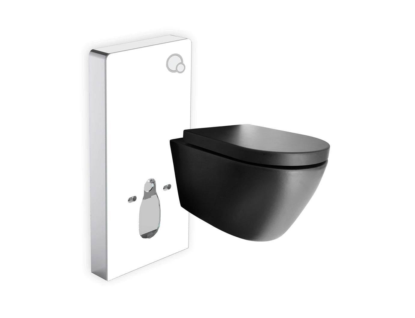 WC ensemble complet 46 : WC B-8030R Noir