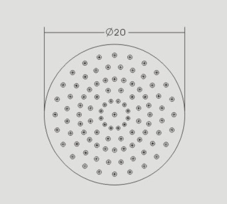 Tête de douche XXL DPG2025