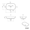 Vasque à poser O-541