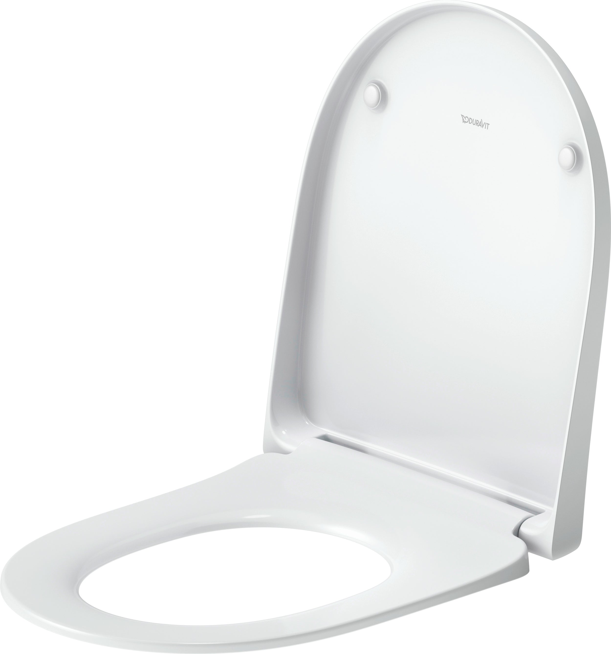 Abattant WC universel Duravit Univavo avec fermeture amortie, ovale