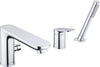Duravit robinetterie sur baignoire Wave 3 trous