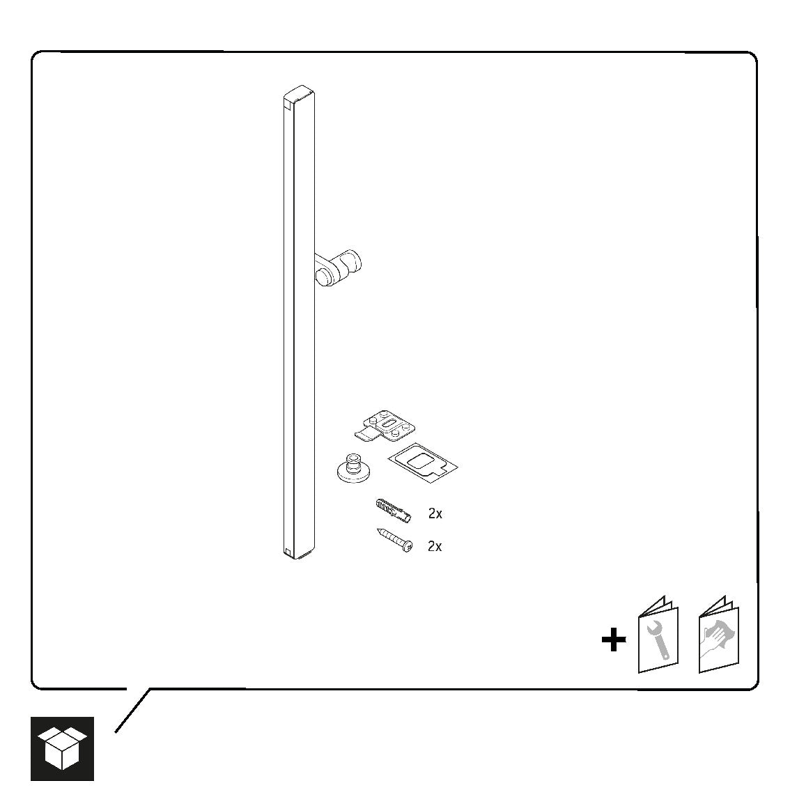 Barre de douche universelle Duravit