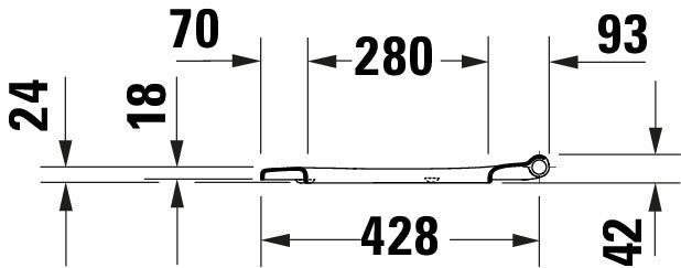 Abattant WC universel Duravit Univavo avec fermeture douce