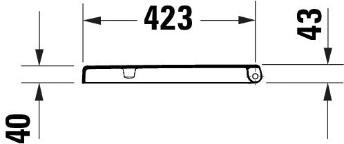 Abattant WC universel Duravit Univavo avec fermeture douce