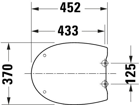 Duravit Univavo abattant WC universel avec fermeture douce