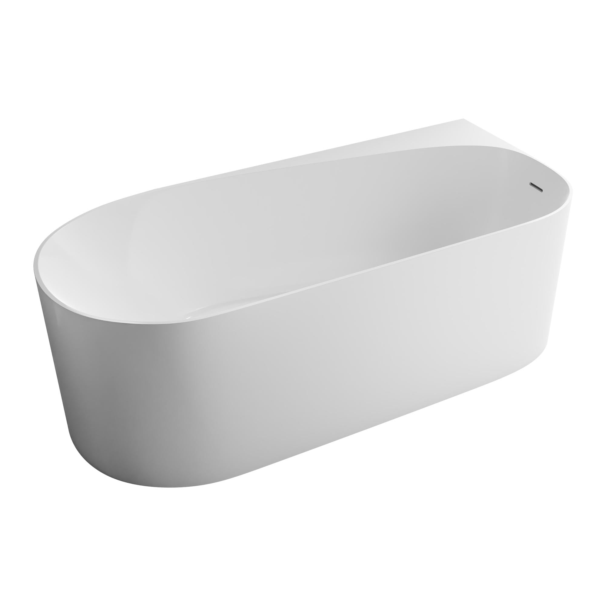 Baignoire d'angle semi ilot ONDA CORNER - Acrylique