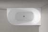 Baignoire d'angle semi-îlot NOVA SLIM LINE - Acrylique