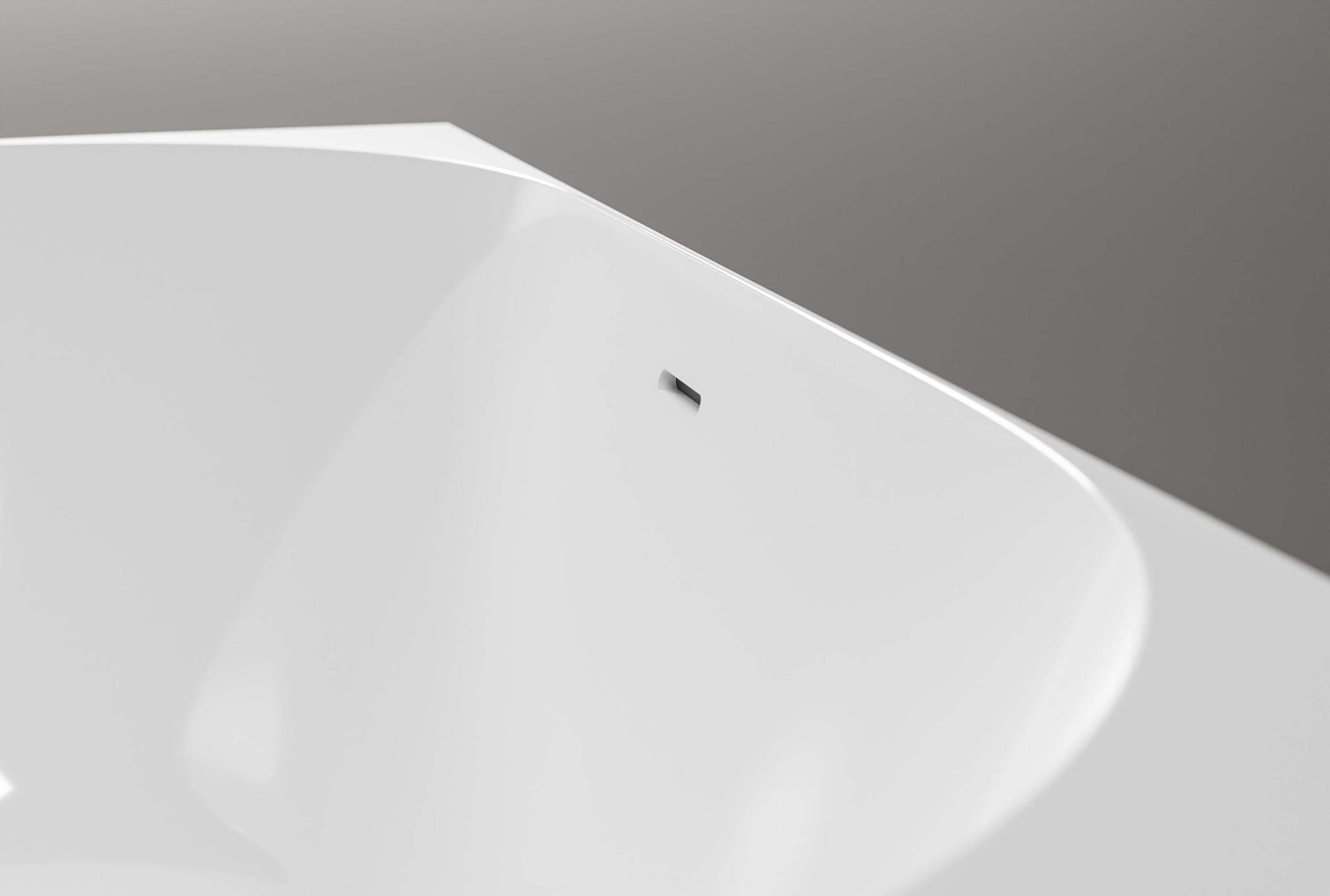 Baignoire d'angle semi-îlot NOVA SLIM LINE - Acrylique