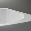 Baignoire d'angle semi ilot NORA - Acrylique