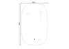 Miroir de salle de bain lumineux LED INALCO Oval