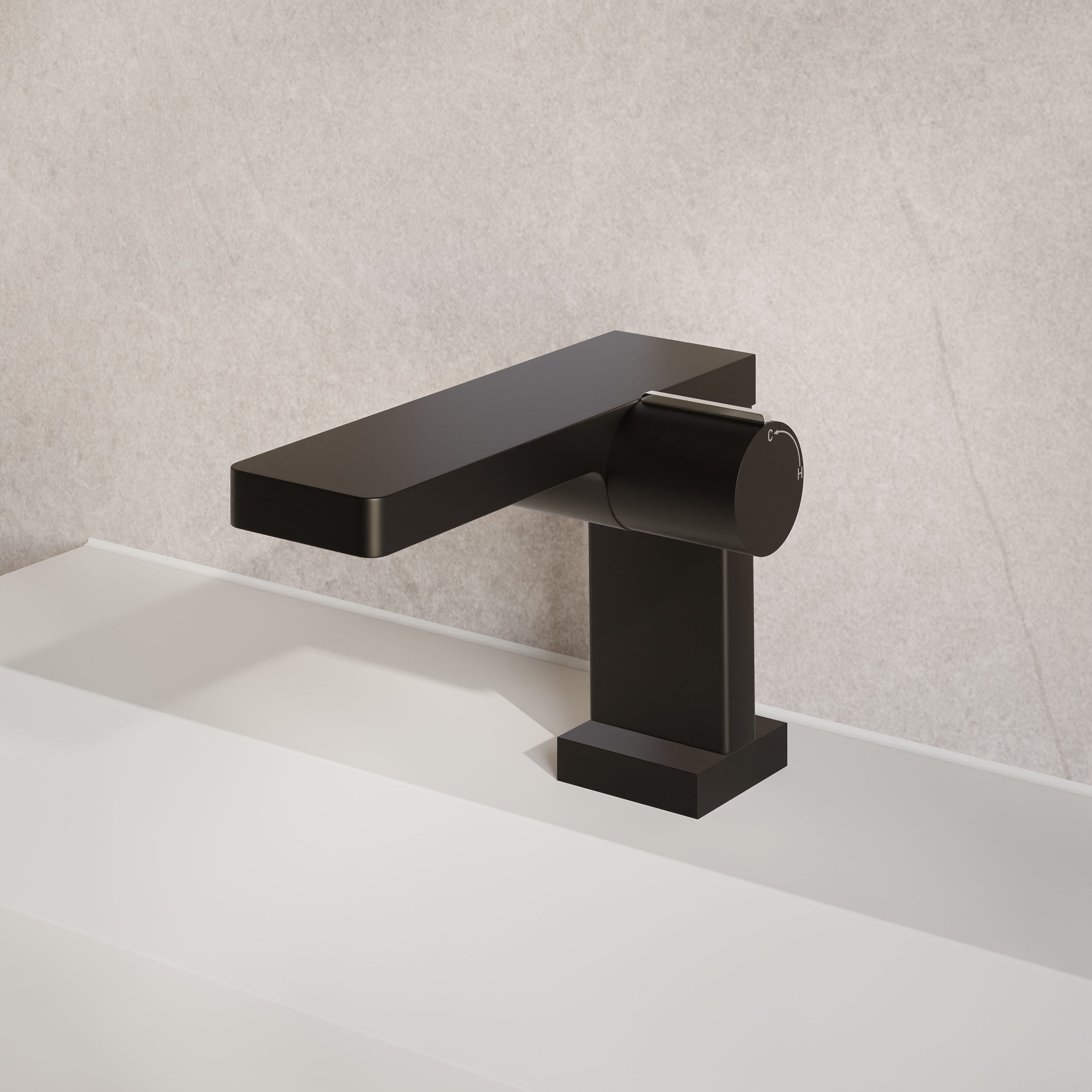 Mitigeur design pour lavabo robinetterie de salle de bain NT3110B