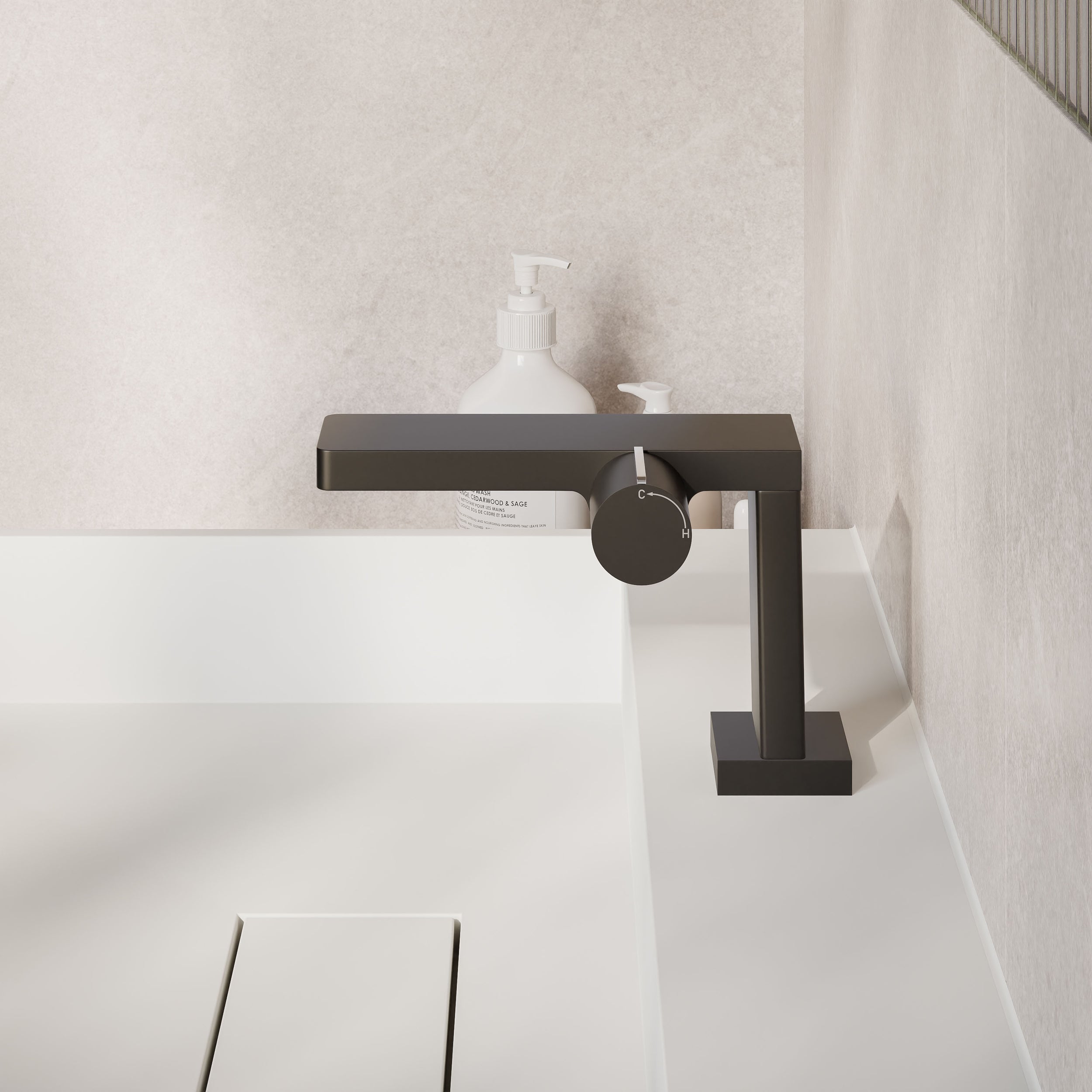 Mitigeur design pour lavabo robinetterie de salle de bain NT3110B