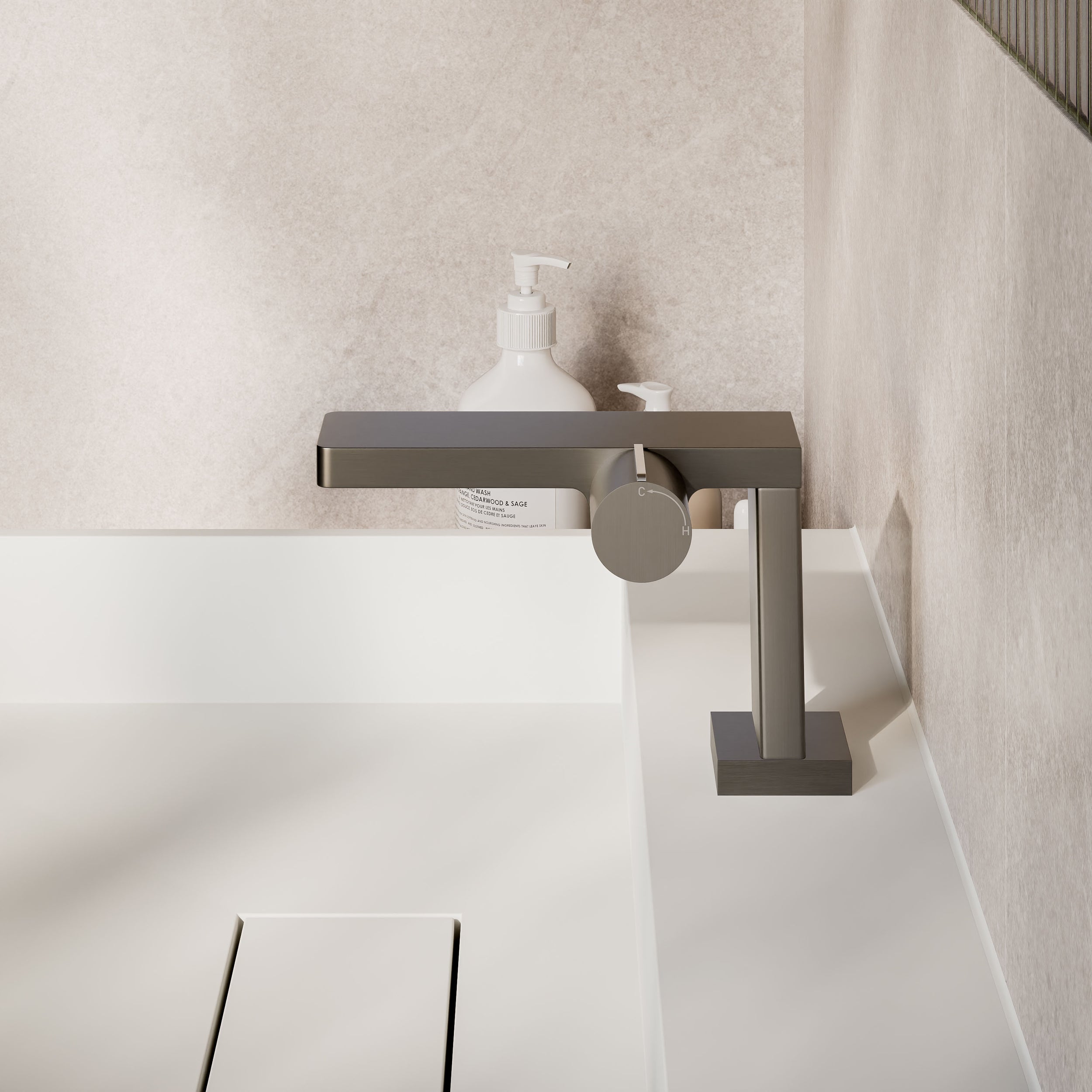 Robinetterie de lavabo design pour salle de bains NT3110G