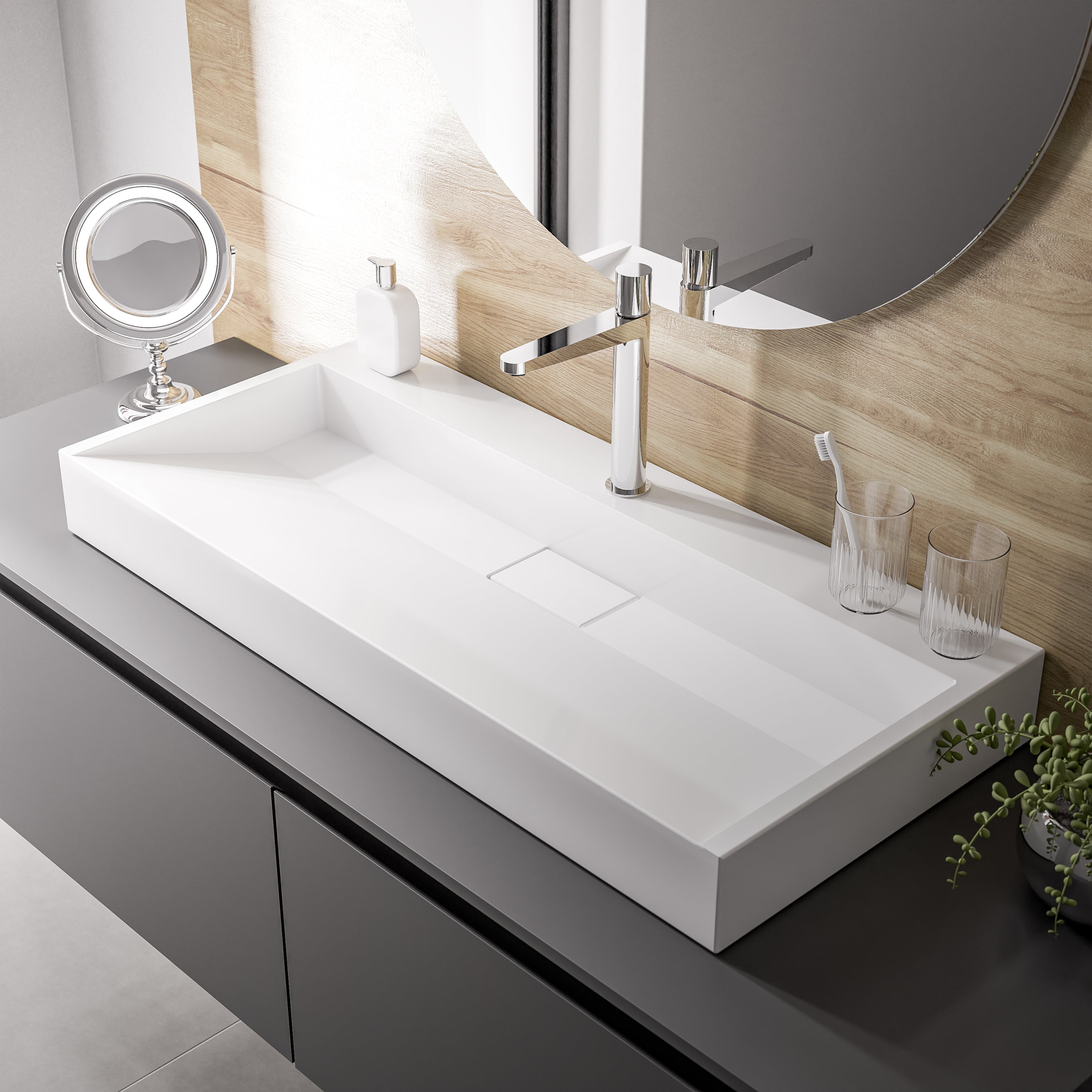 Lavabo mural - lavabo à poser BS6001