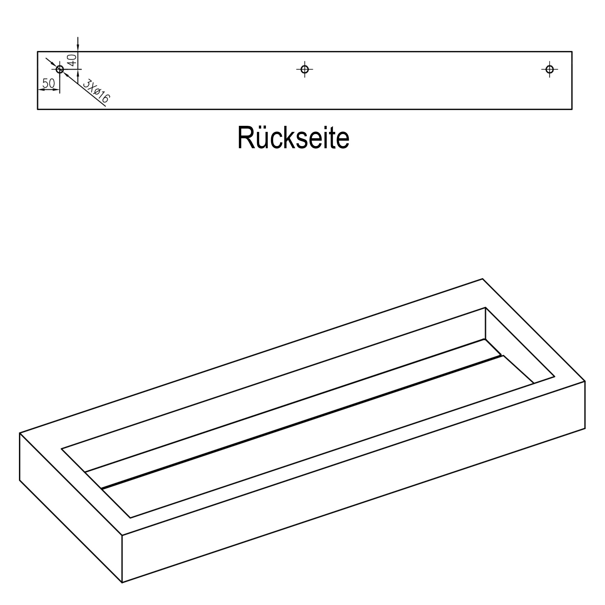 Vasque murale ou à poser PB2079 en fonte minérale