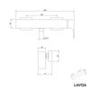 Robinetterie de douche LAVOA