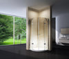 Douche ronde EX406 avec porte pivotante
