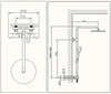 Système de douche thermostatique 4011 BASIC