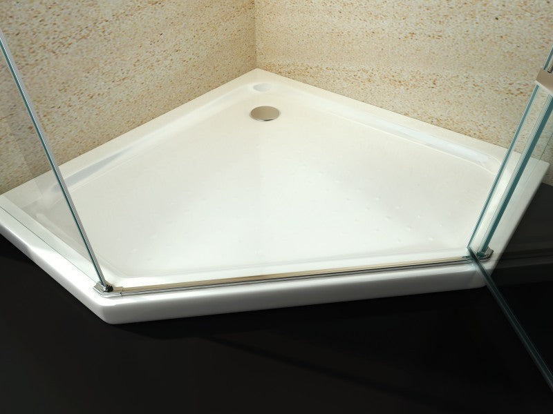 Receveur de douche pentagonal en acrylique sanitaire
