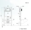 WC ensemble complet 43 : WC B-8030R Noir