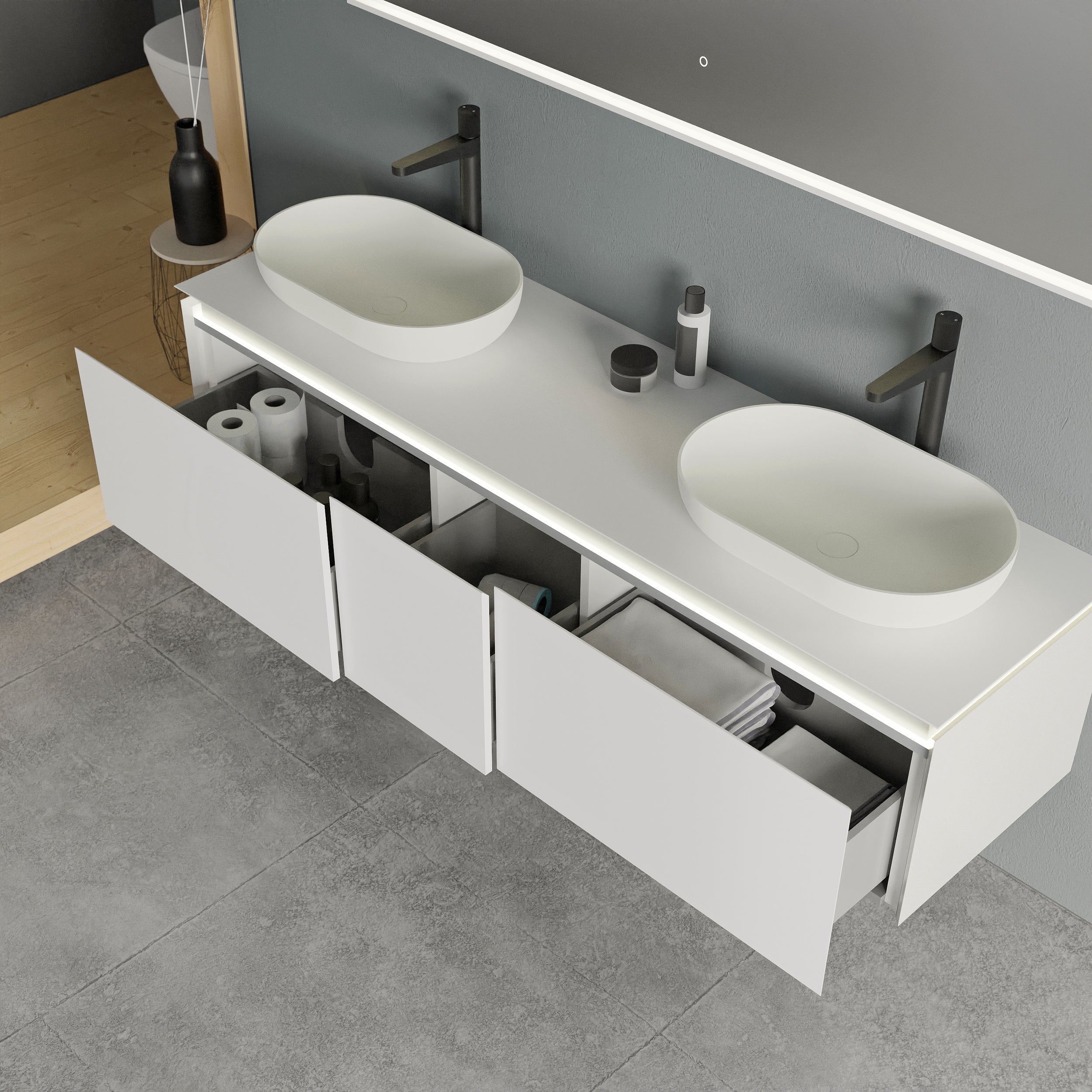 Meuble salle de bain TREASURE 1700 