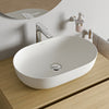 Vasque à poser Duravit Lagoa 60 cm, DuraCast Smooth - Blanc Mat