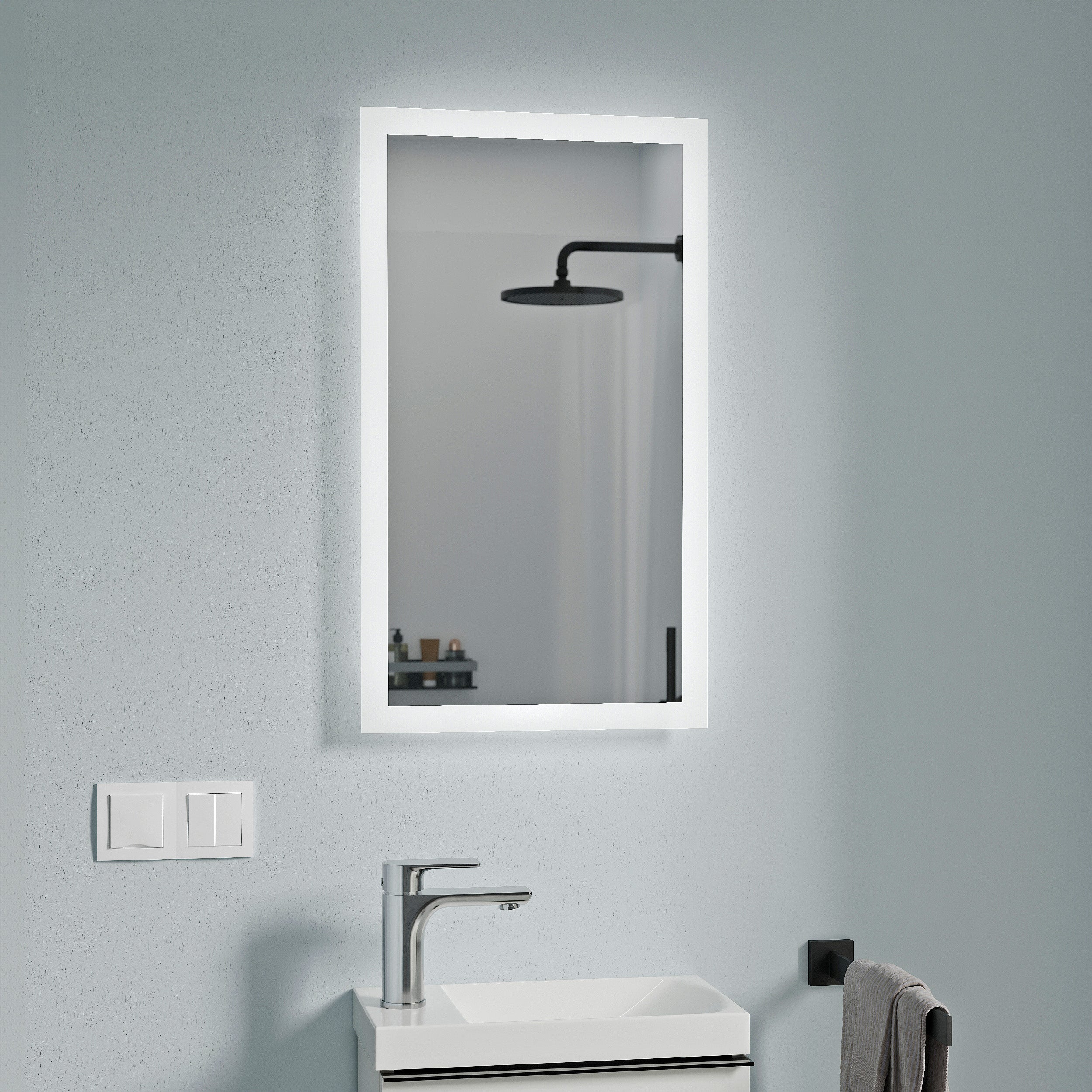 Meuble de salle de bain VIREO 40 cm avec lavabo