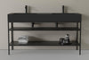 Console métallique pour lavabo 150S