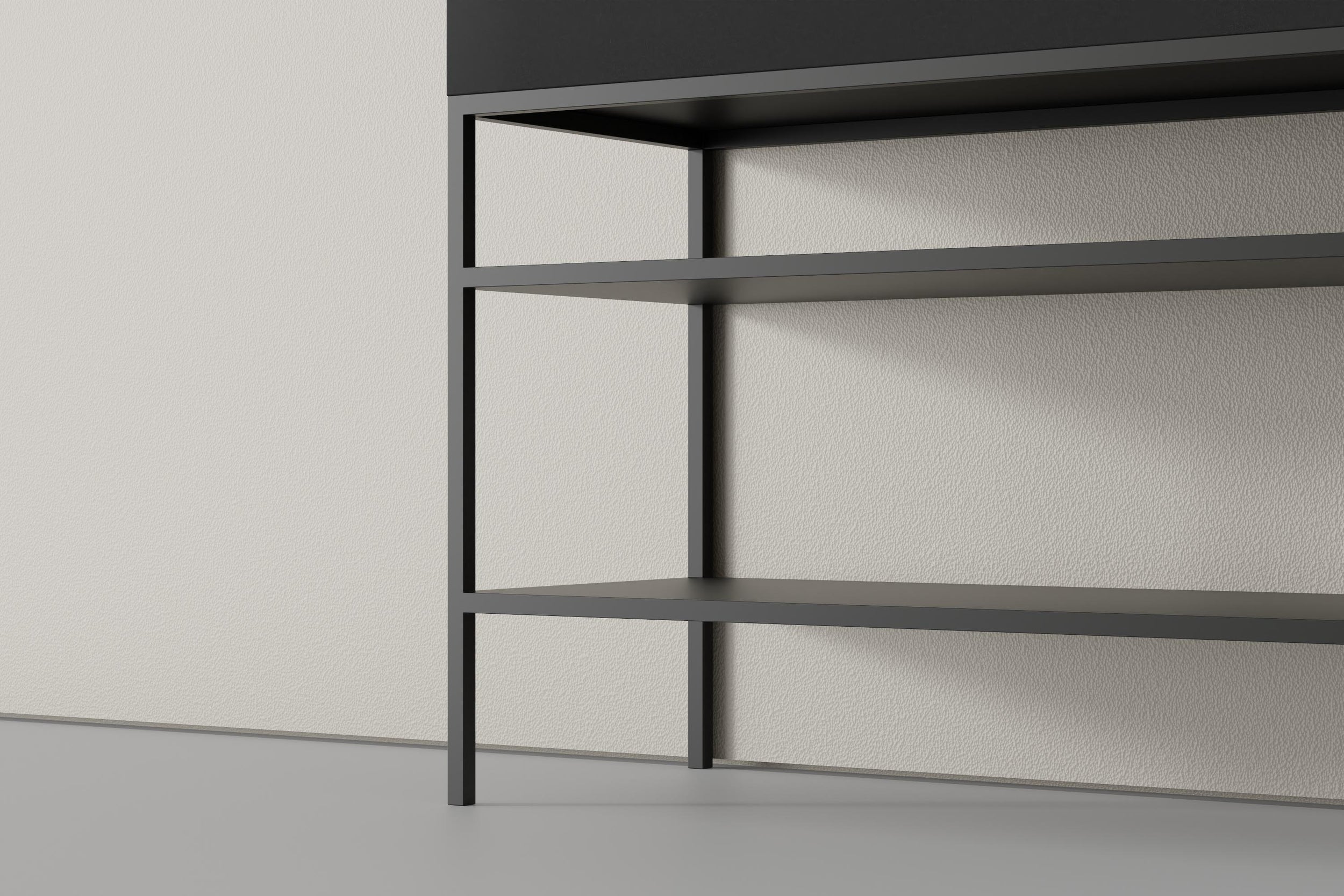 Console métallique pour lavabo 150S
