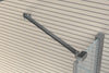 Douche d’angle avec deux portes battantes sur panneau fixe NT407