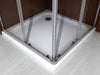 Paroi de douche accès d'angle portes coulissantes EX506