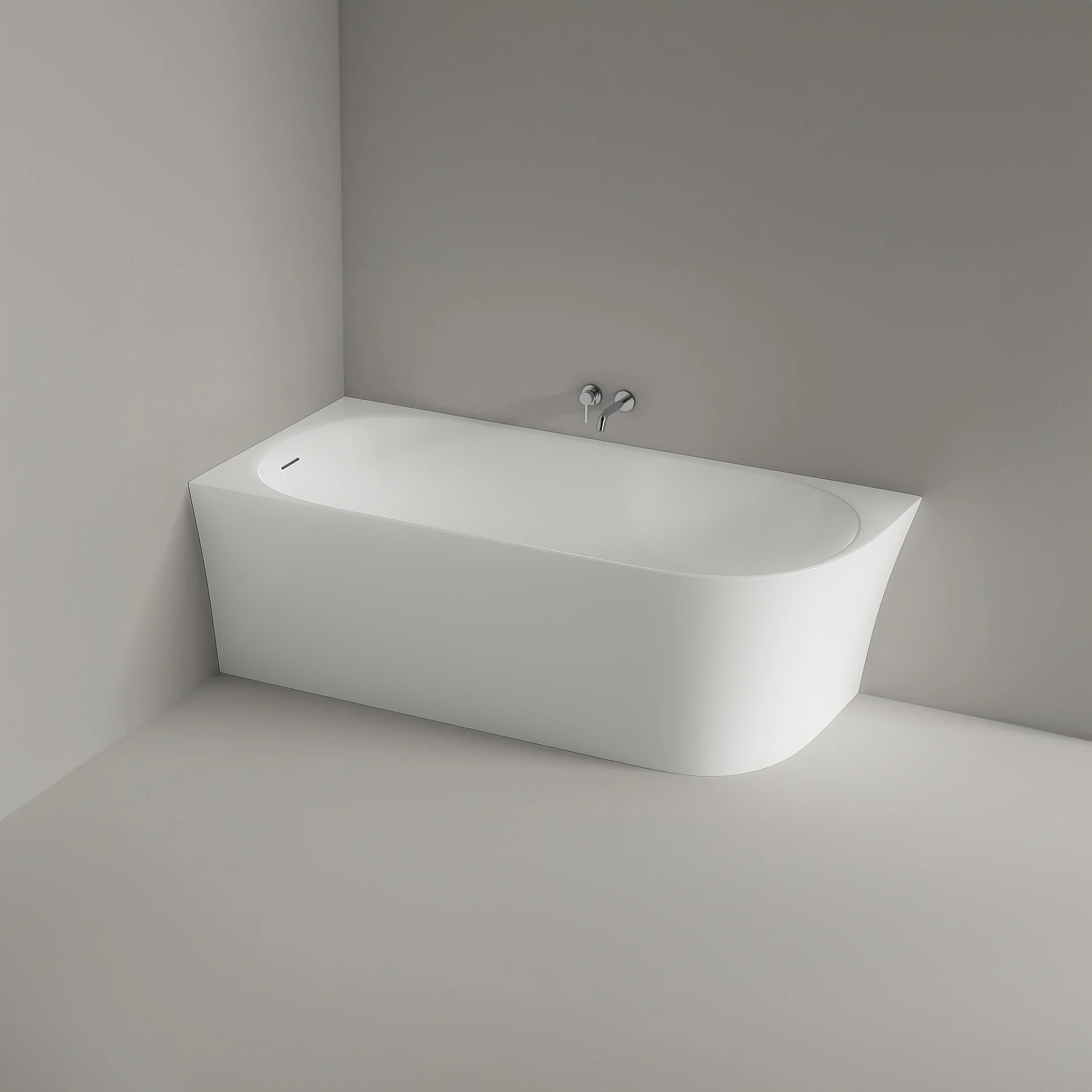 Baignoire îlot gain de place NORA CORNER