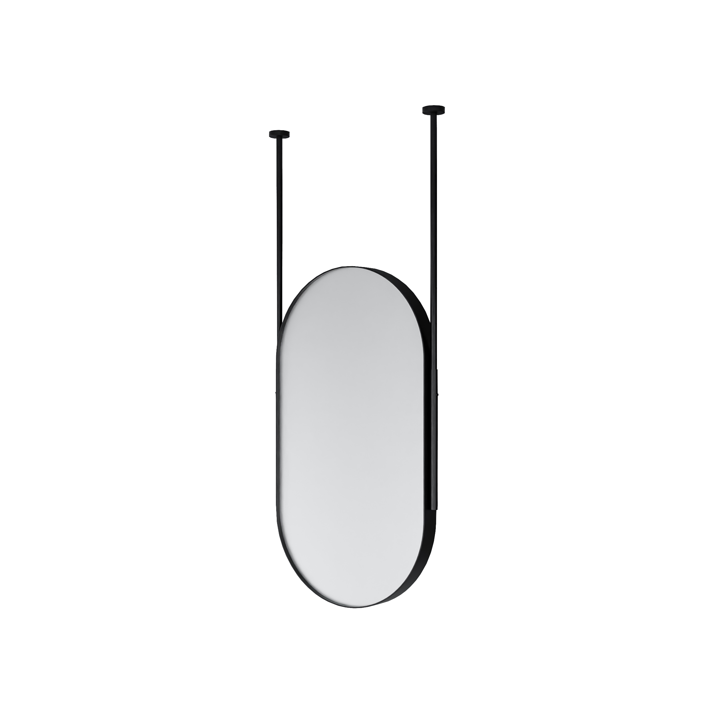 Miroir salle de bain suspendu ARCTIC ovale 60x100 cm