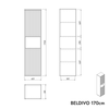 Ensemble de meubles de salle de bain BELDIVO 80 cm