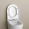 Abattant WC universel U1002 - avec éclairage LED - fonction Softclose - Blanc brillant