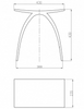 Tabouret de salle de bain de luxe PB4001