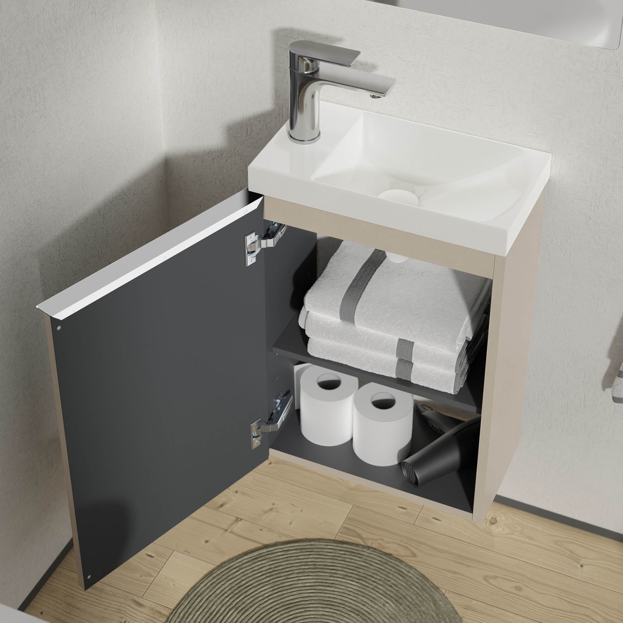 Meuble sous-lavabo LAVOA 40 cm
