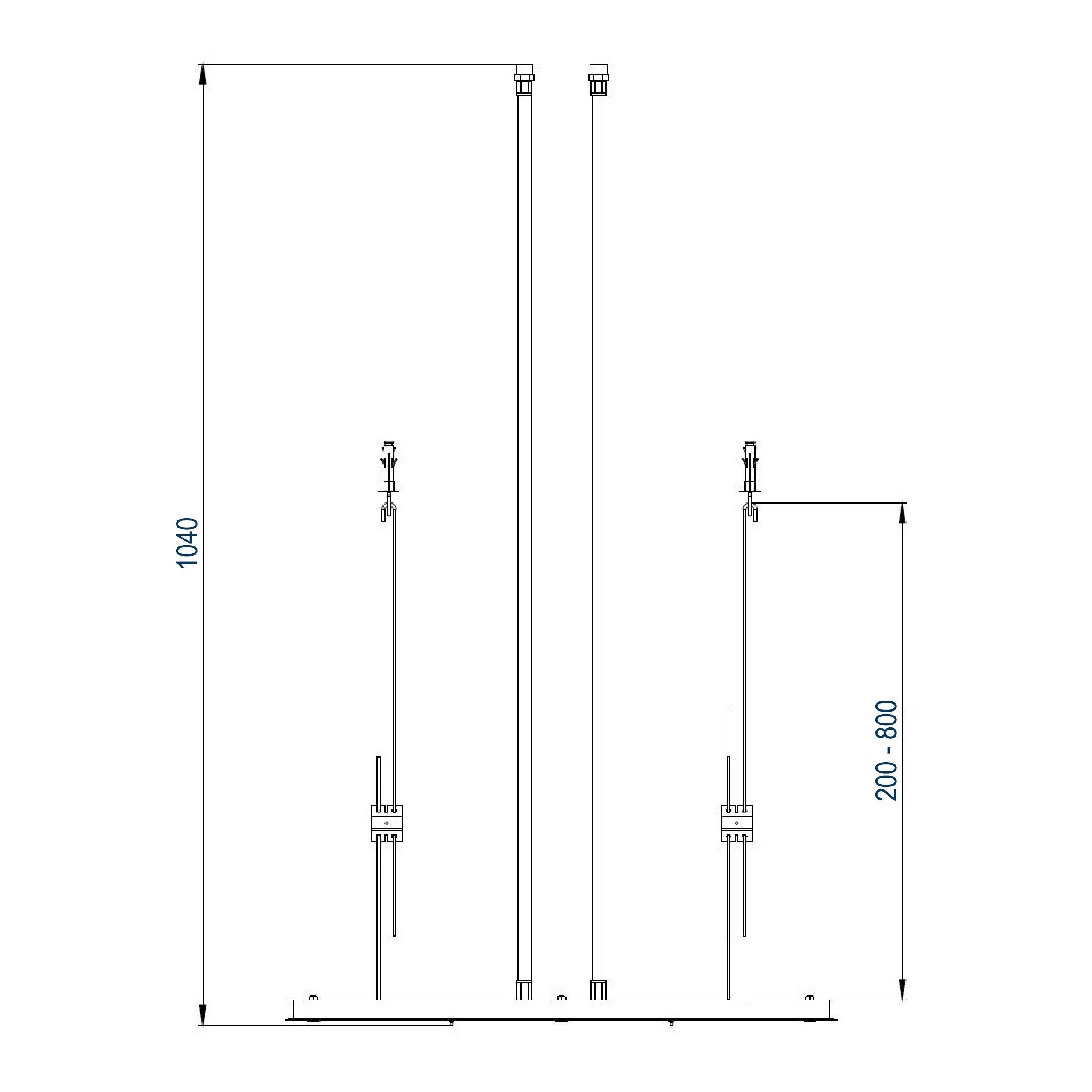 Douche de pluie XXL en acier inoxydable DPG5017