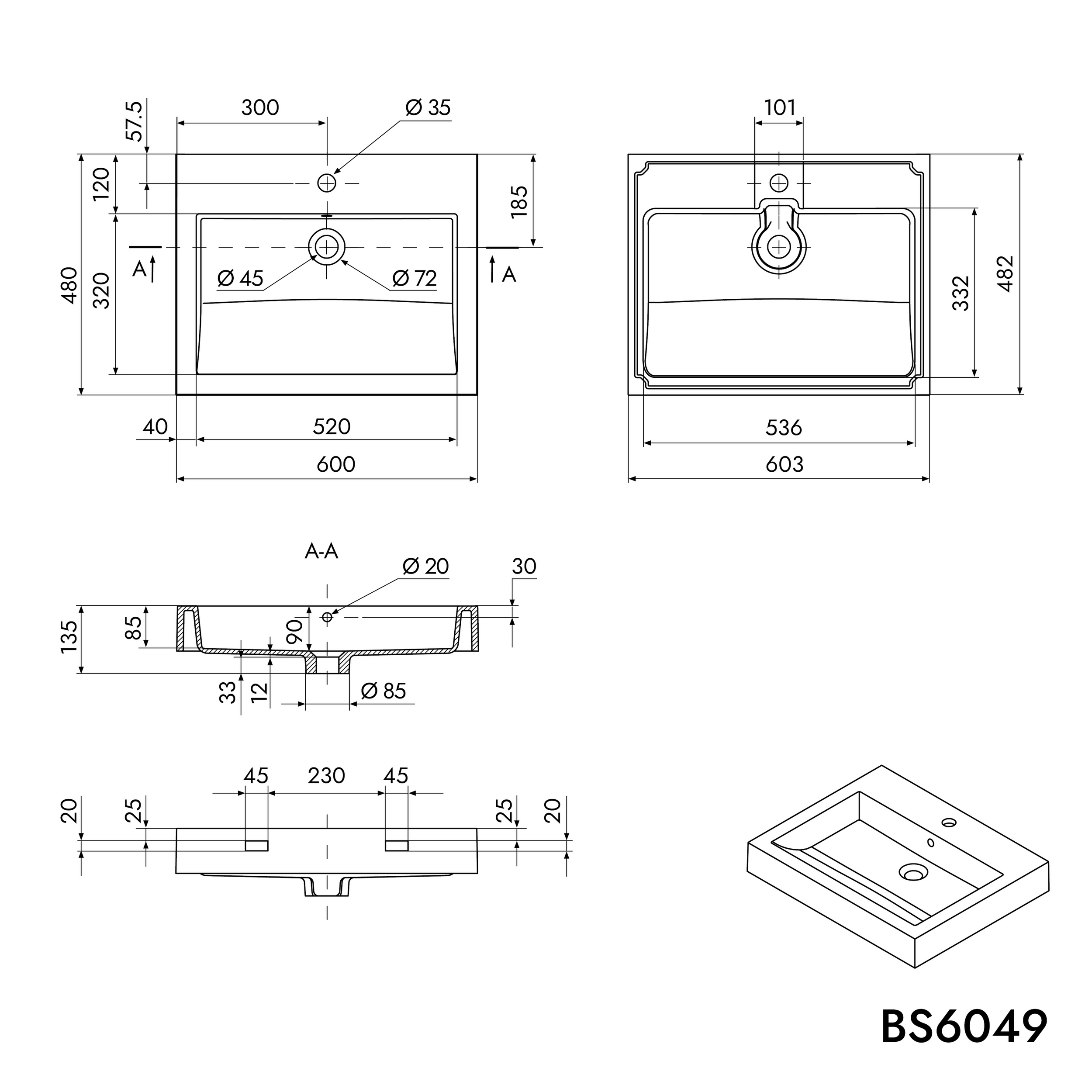 Vasque BS6049
