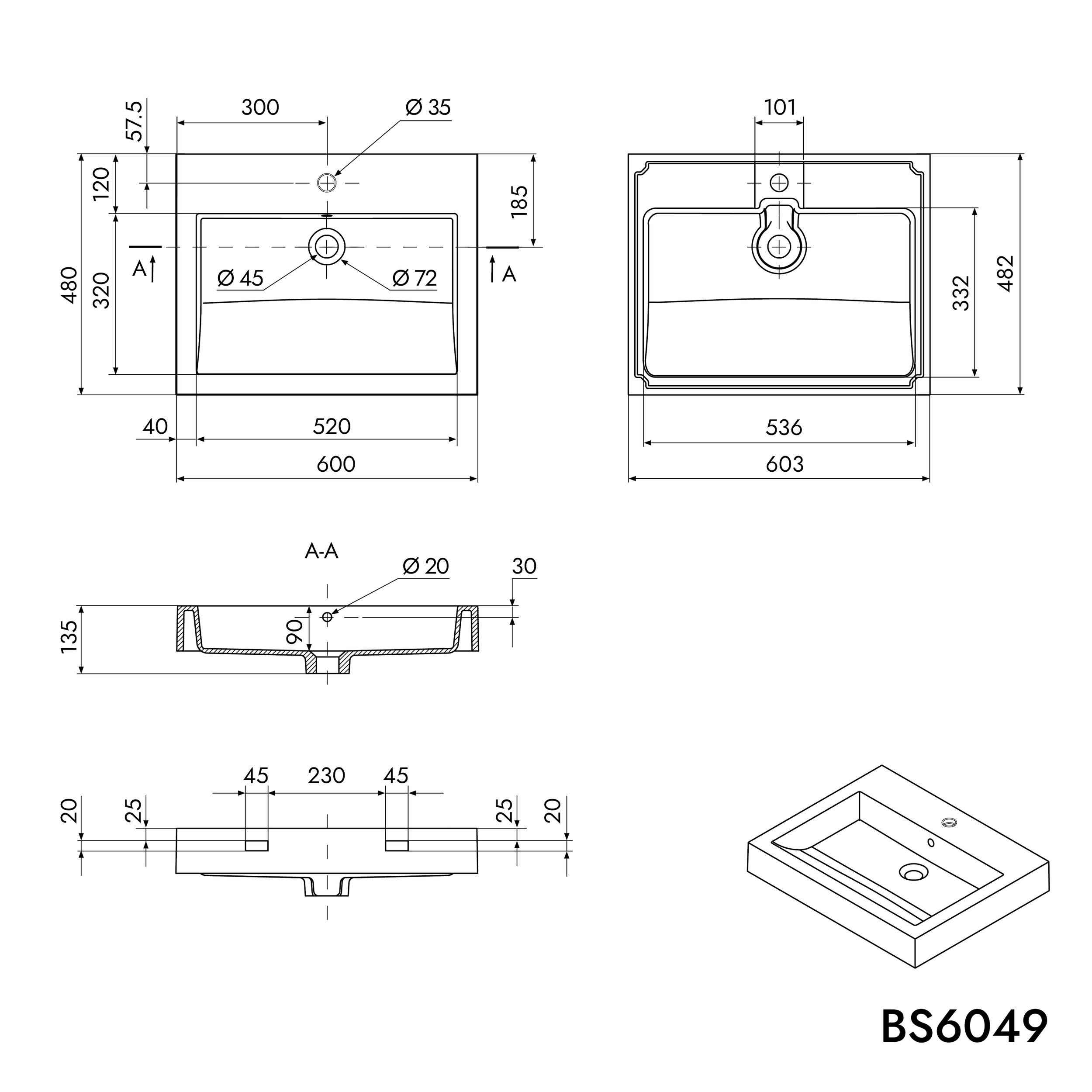 Vasque BS6049
