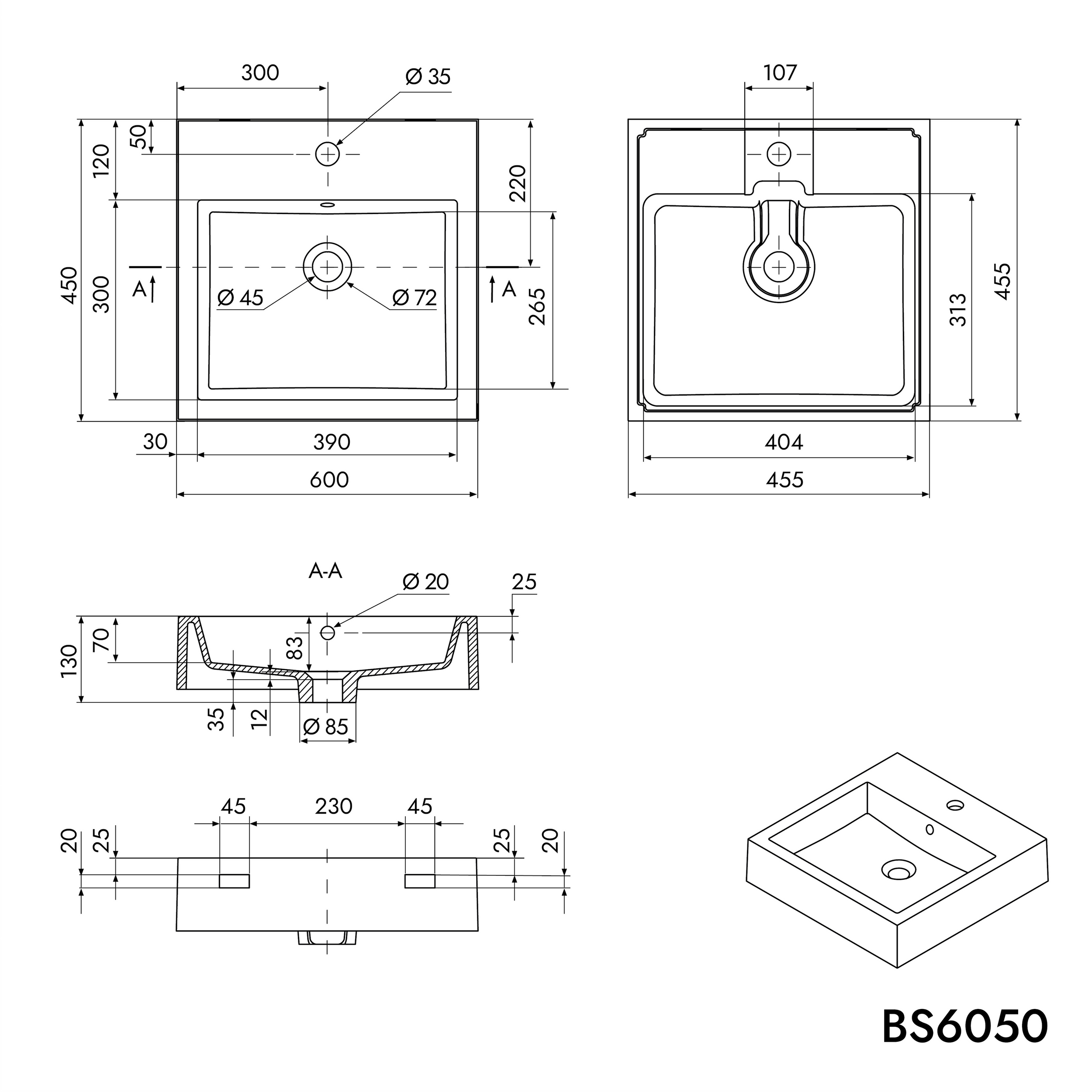 Vasque BS6050
