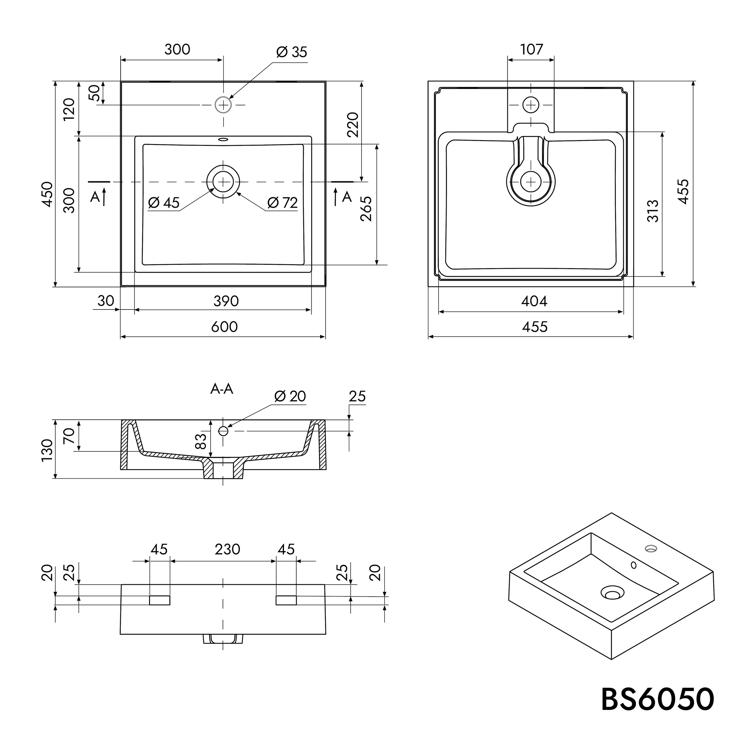 Vasque BS6050