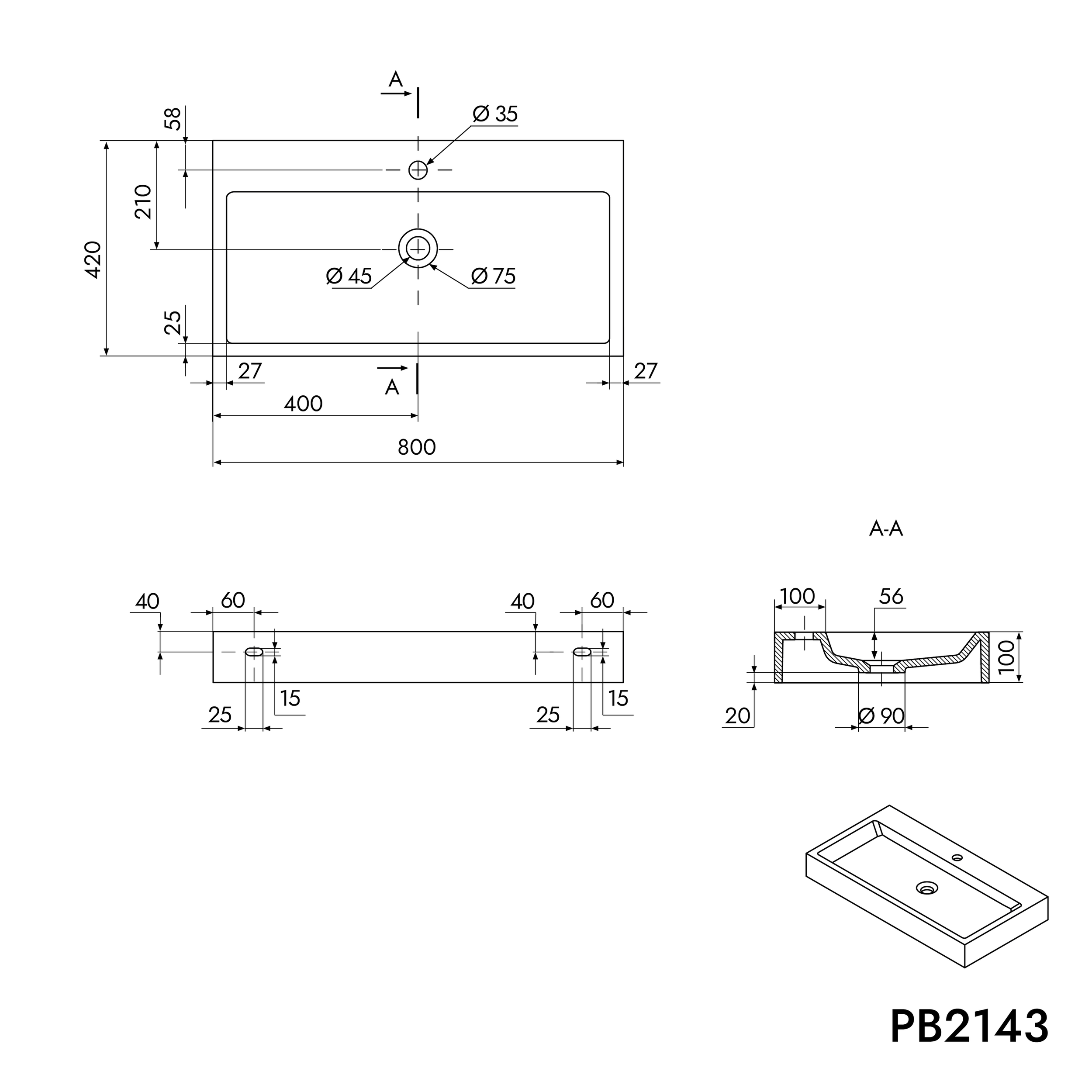 Vasque PB2143