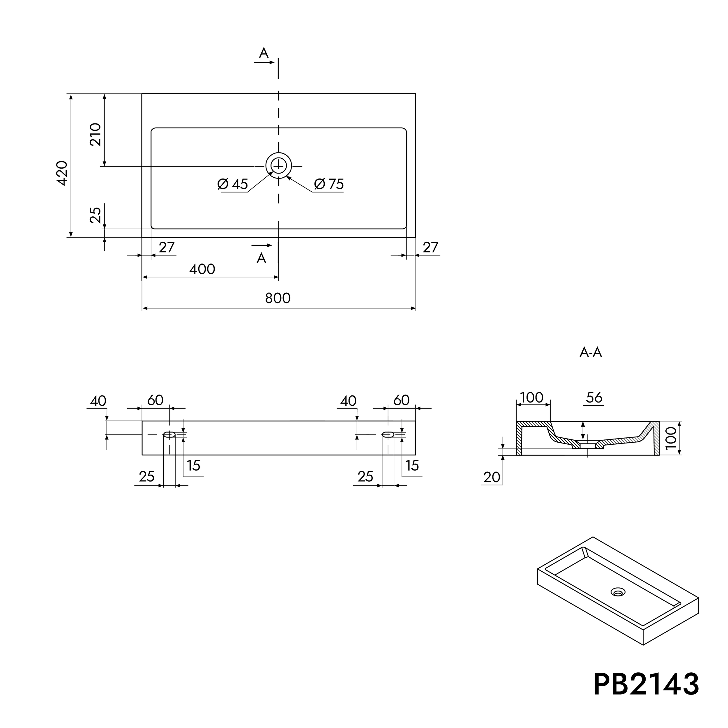 Vasque PB2143