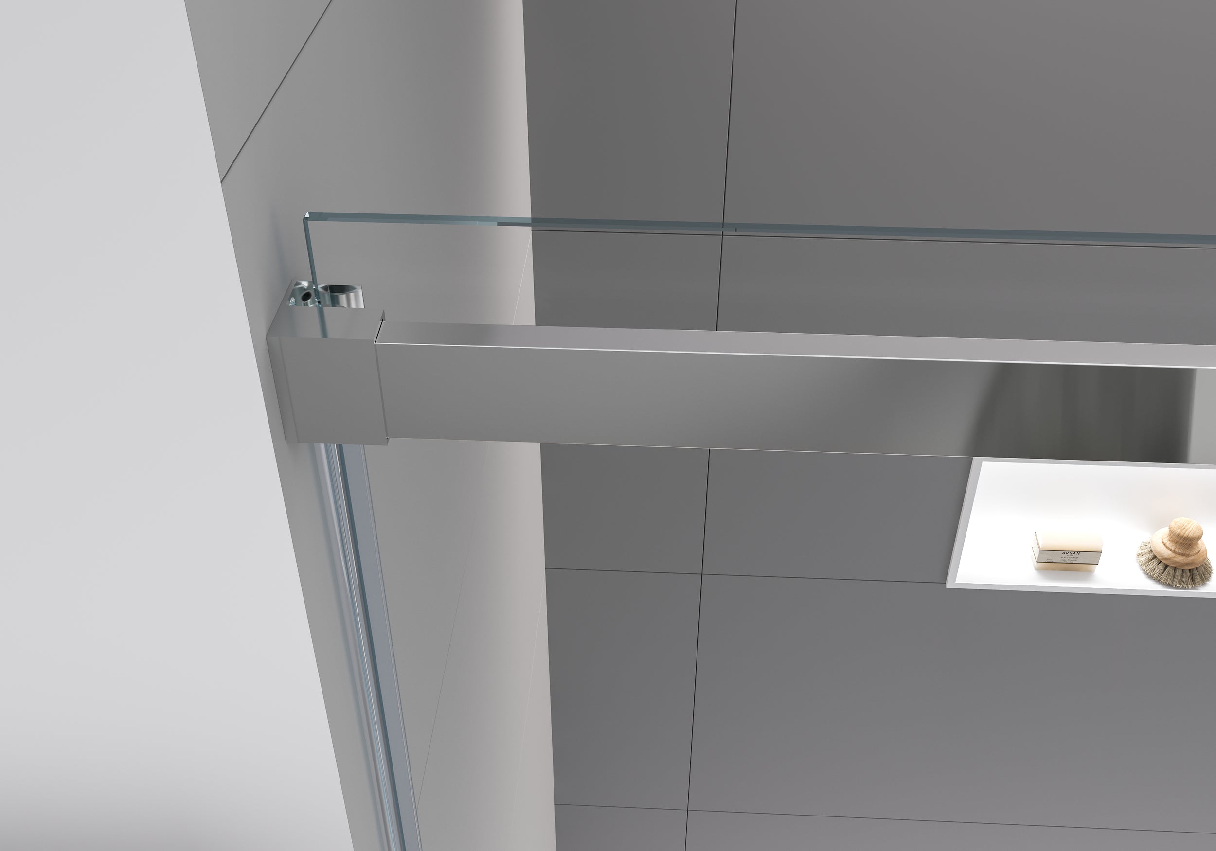 Porte de douche en niche coulissante DX806A FLEX