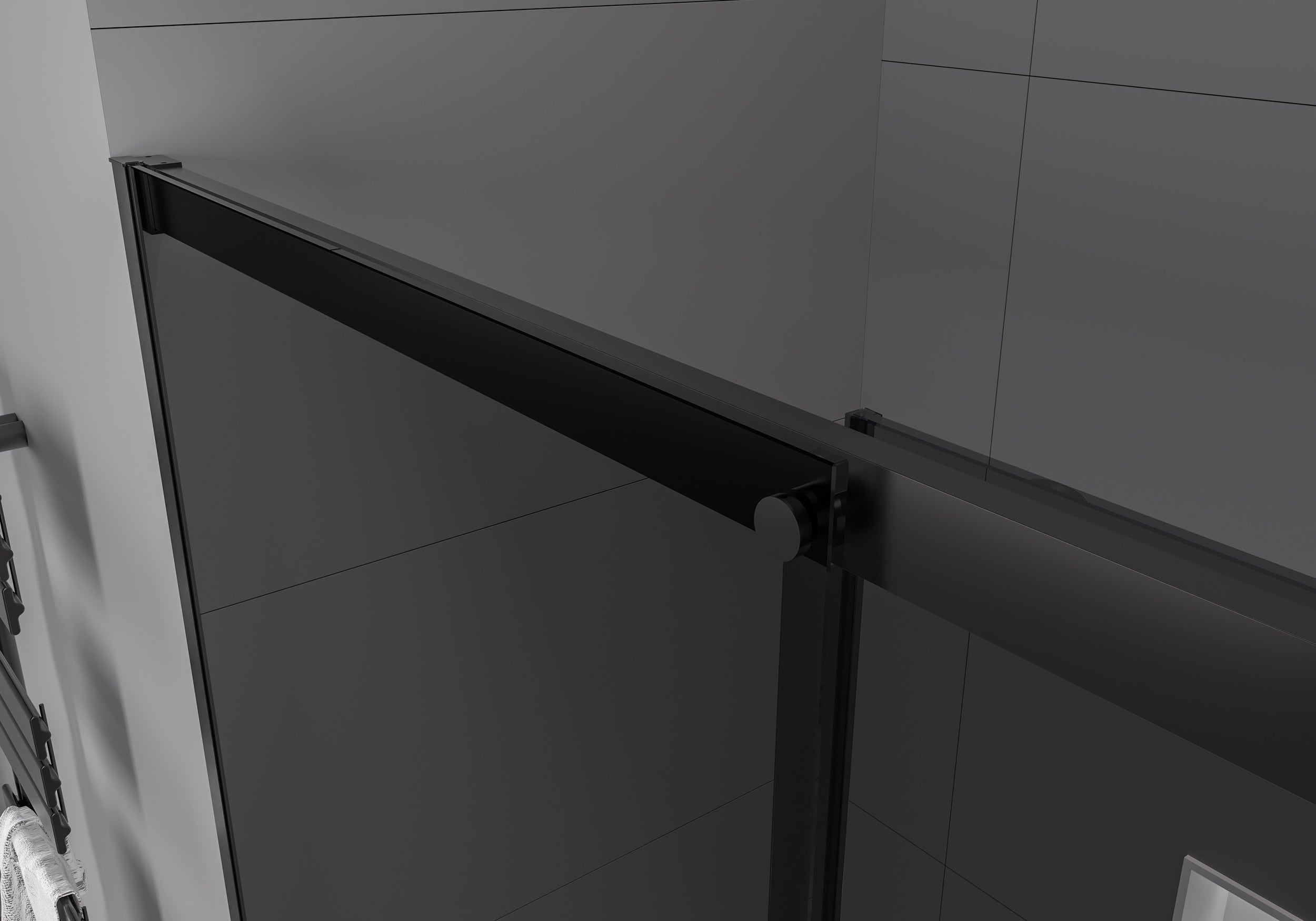 Porte de douche en niche coulissante Soft-Close DX906 FLEX