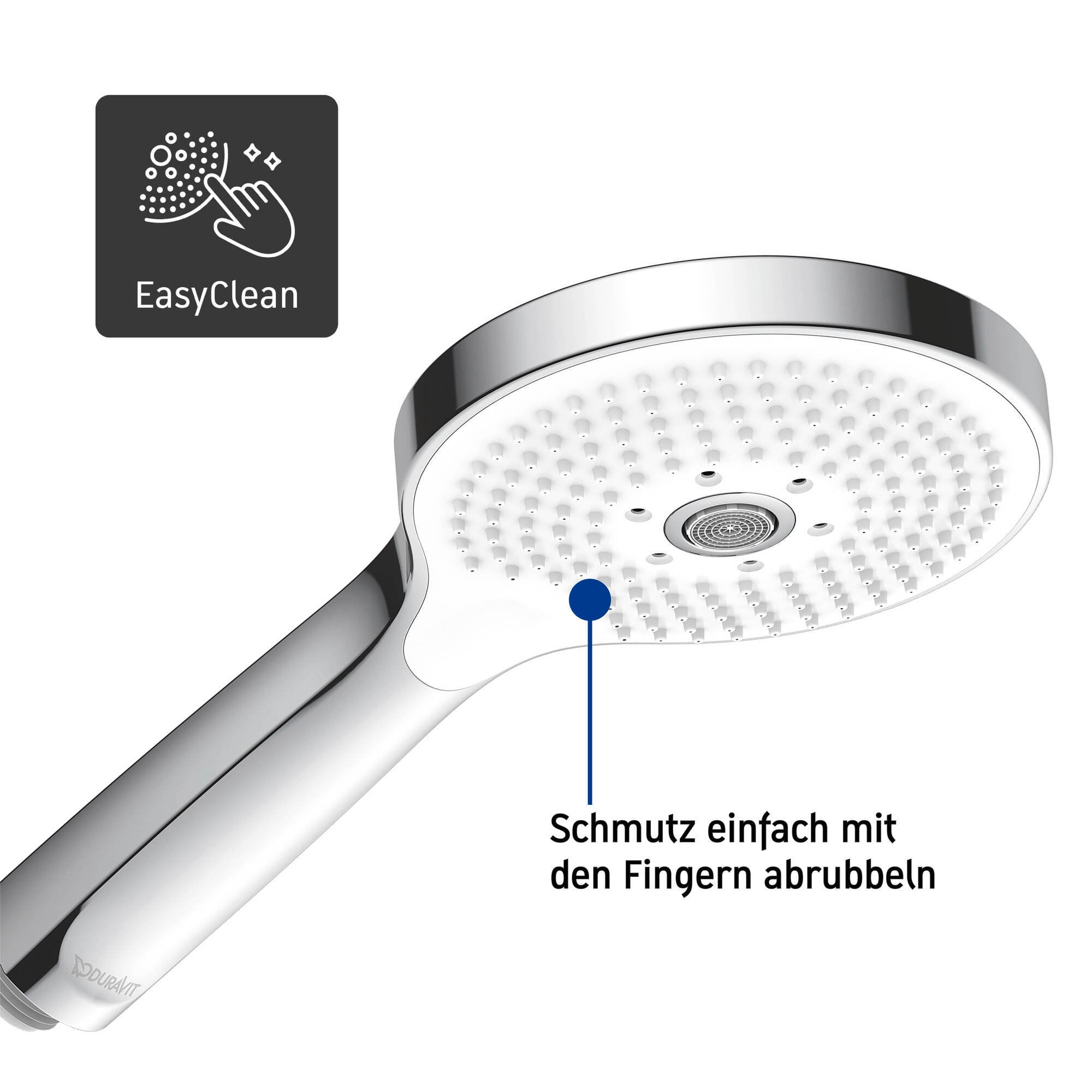 Duravit système de douche avec thermostat et tablette en verre