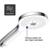 Duravit Shower System avec thermostat, tablette en verre, 3 types de jets et fonction MinusFlow - chrome/blanc