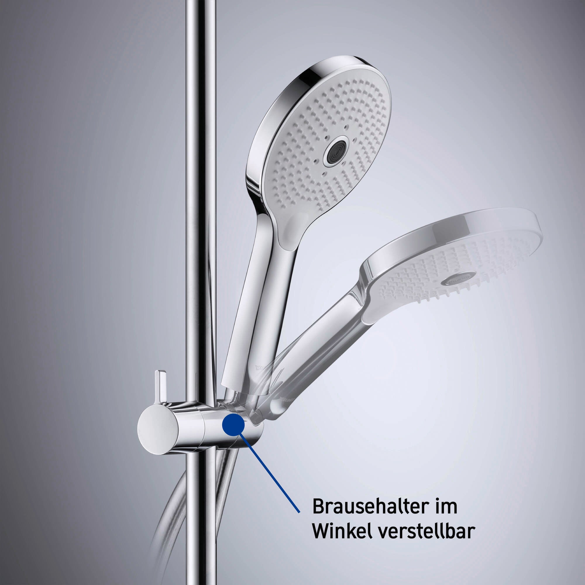 Duravit système de douche avec thermostat et tablette en verre